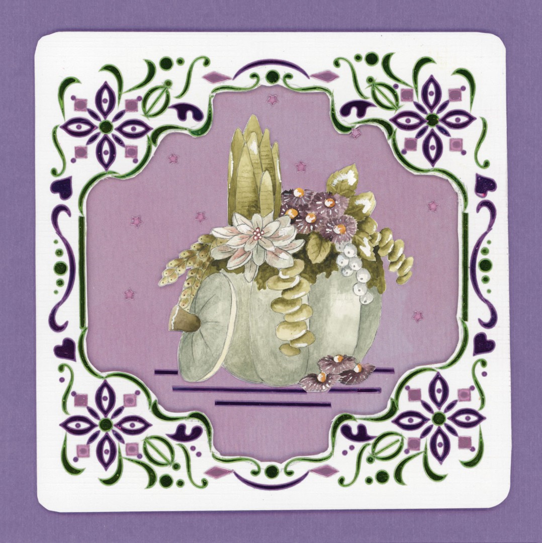 3D Cutting Sheet - Precious Marieke - Purple Passion - Pumpkin Passion