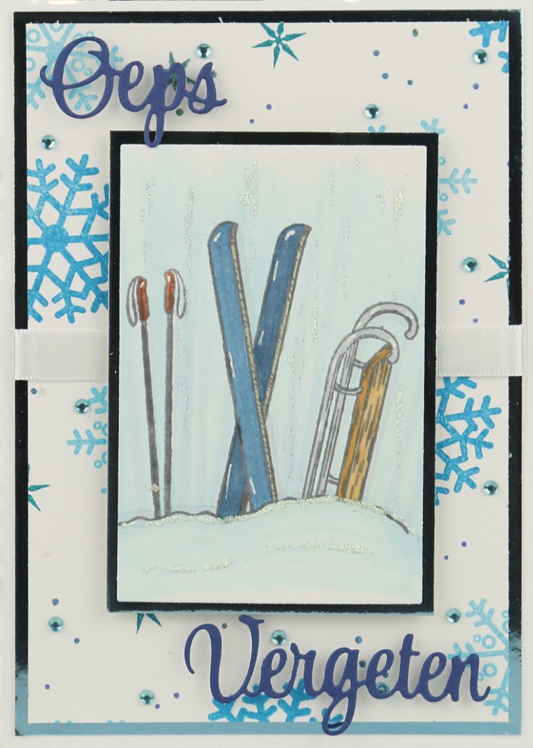 Card Deco Essentials Clear Stamps - Snow stuff