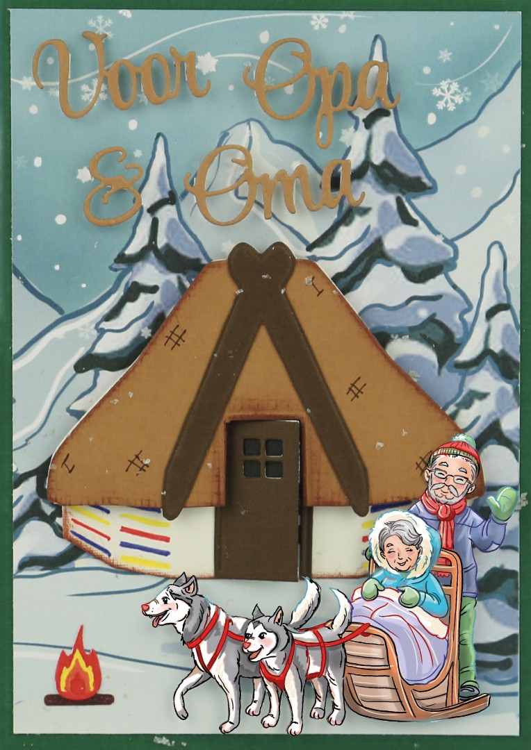 Dies - Yvonne Creations - Funky Nanna – Nordic Winter - Nordic Shelter