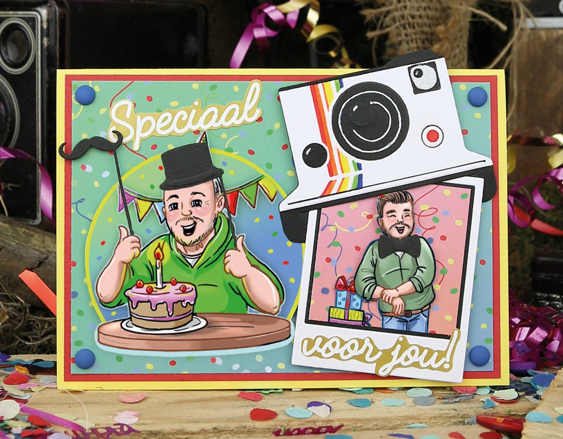3D Push Out - Yvonne Creations - Big Guys - Back in Time - Party