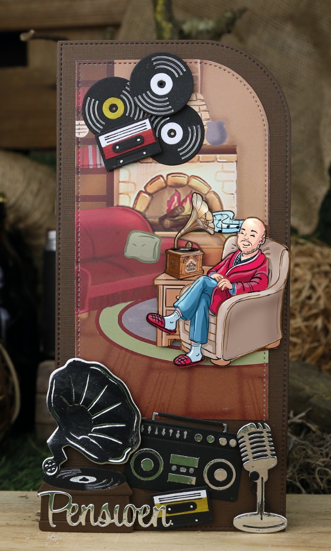 Dies - Yvonne Creations - Big Guys - Back in Time - Gramophone