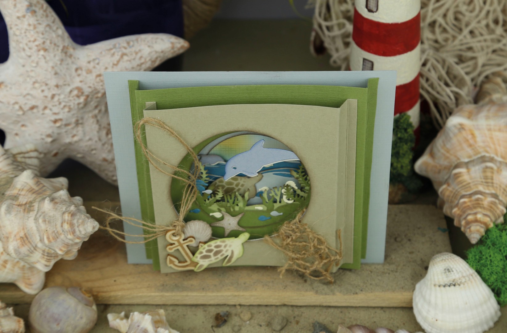 Card Deco Essentials - Build a Scene Dies - Underwater