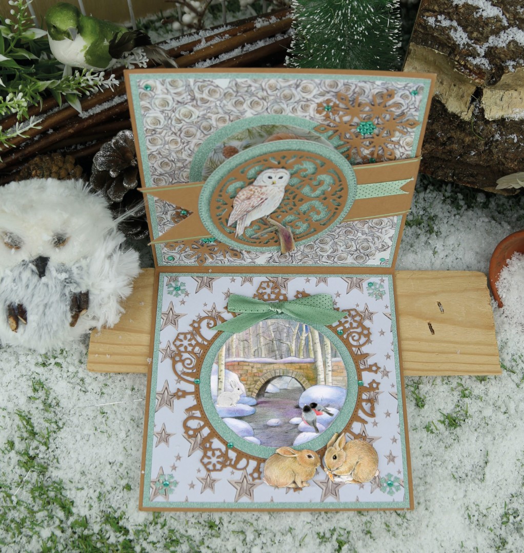 3D Cutting Sheet - Jeanine's Art - Winter Garden - Rabbits