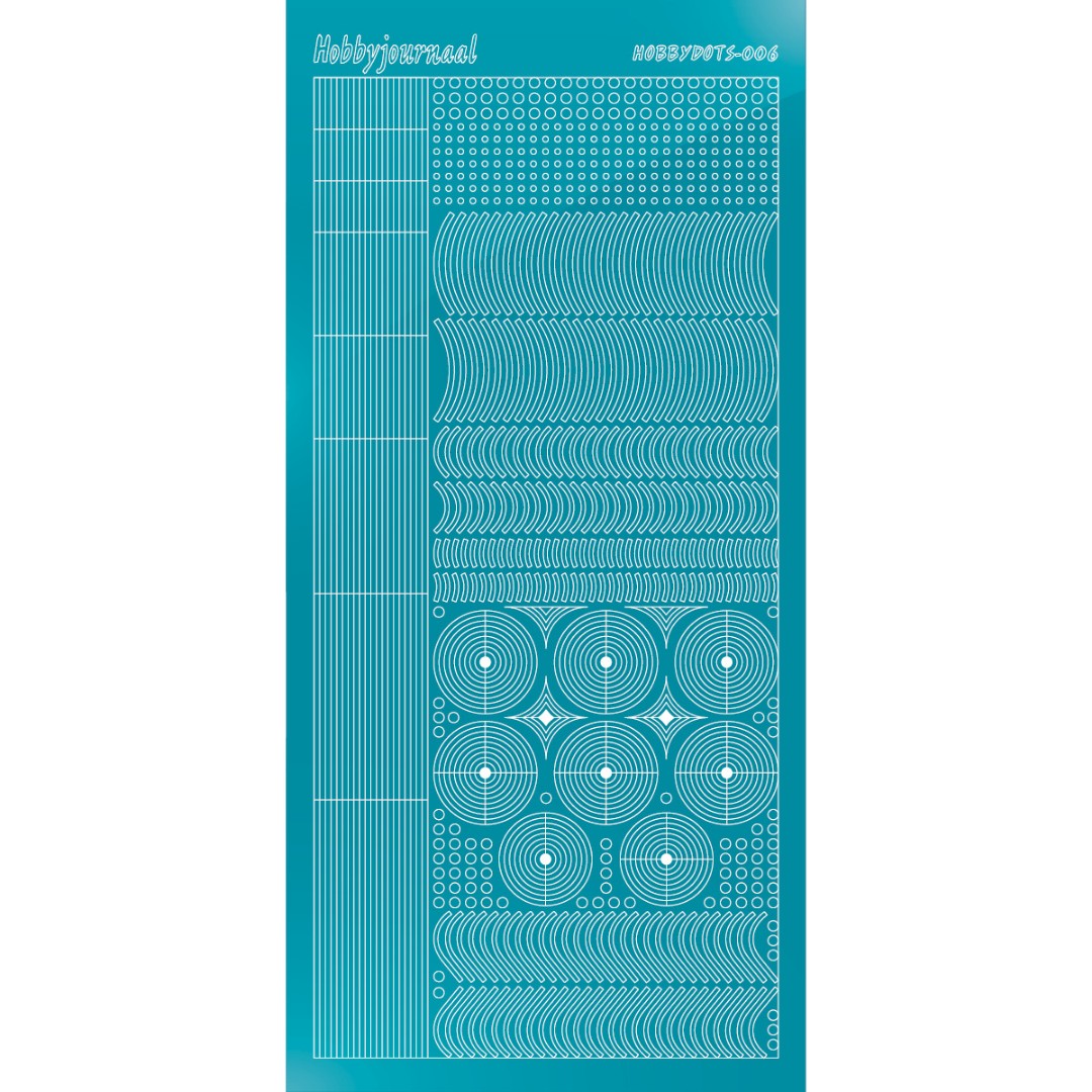 Hobbydots sticker 06 - Mirror Azure Blue Hobbydots sticker 06 - Mirror Azure Blue