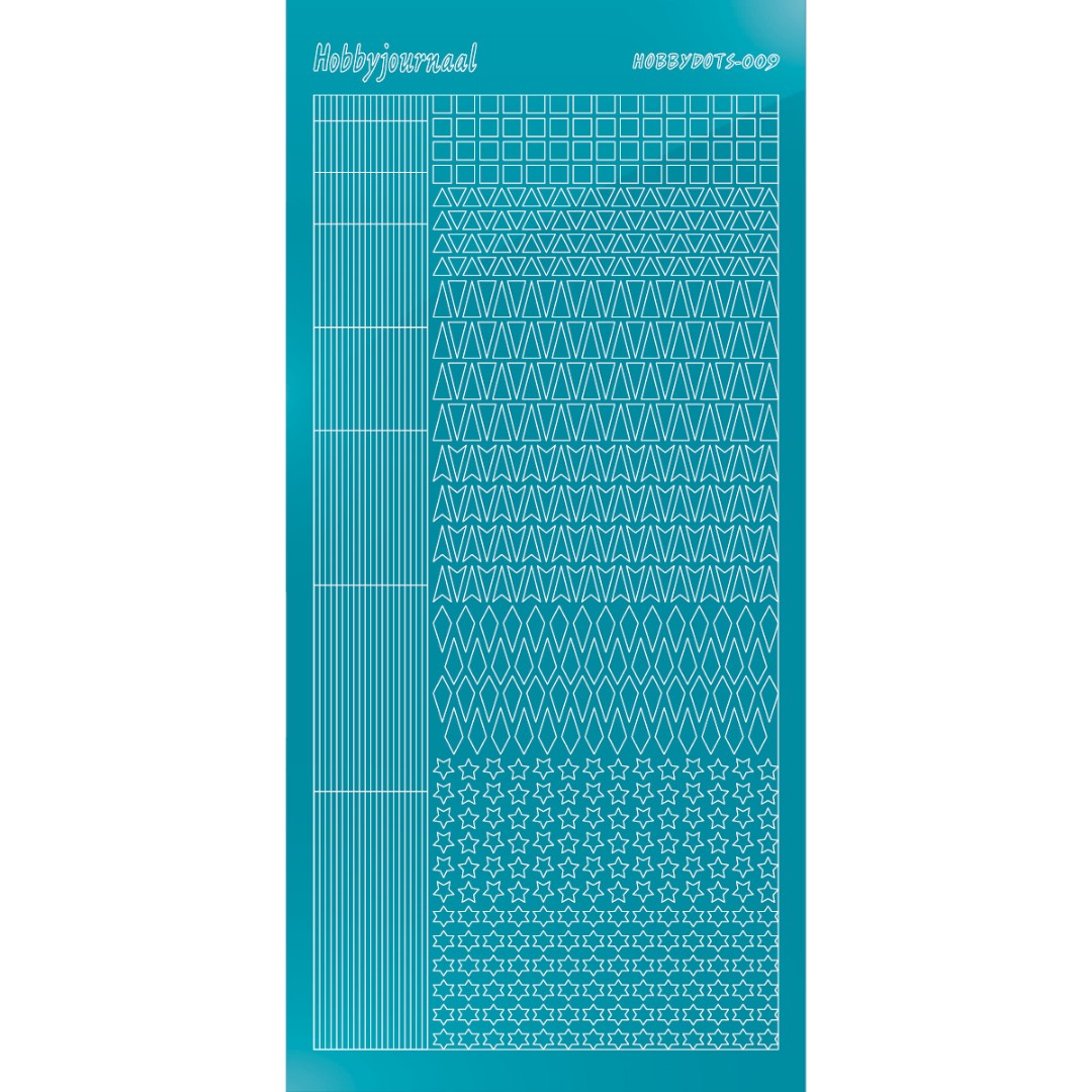 Hobbydots sticker 09 - Mirror Azure Blue Hobbydots sticker 09 - Mirror Azure Blue