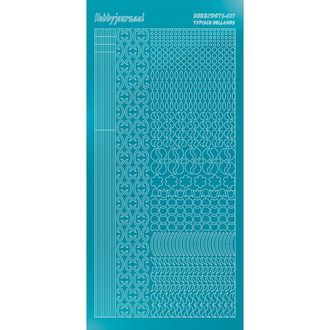 Hobbydots sticker 11 - Mirror Azure Blue Hobbydots sticker 11 - Mirror Azure Blue