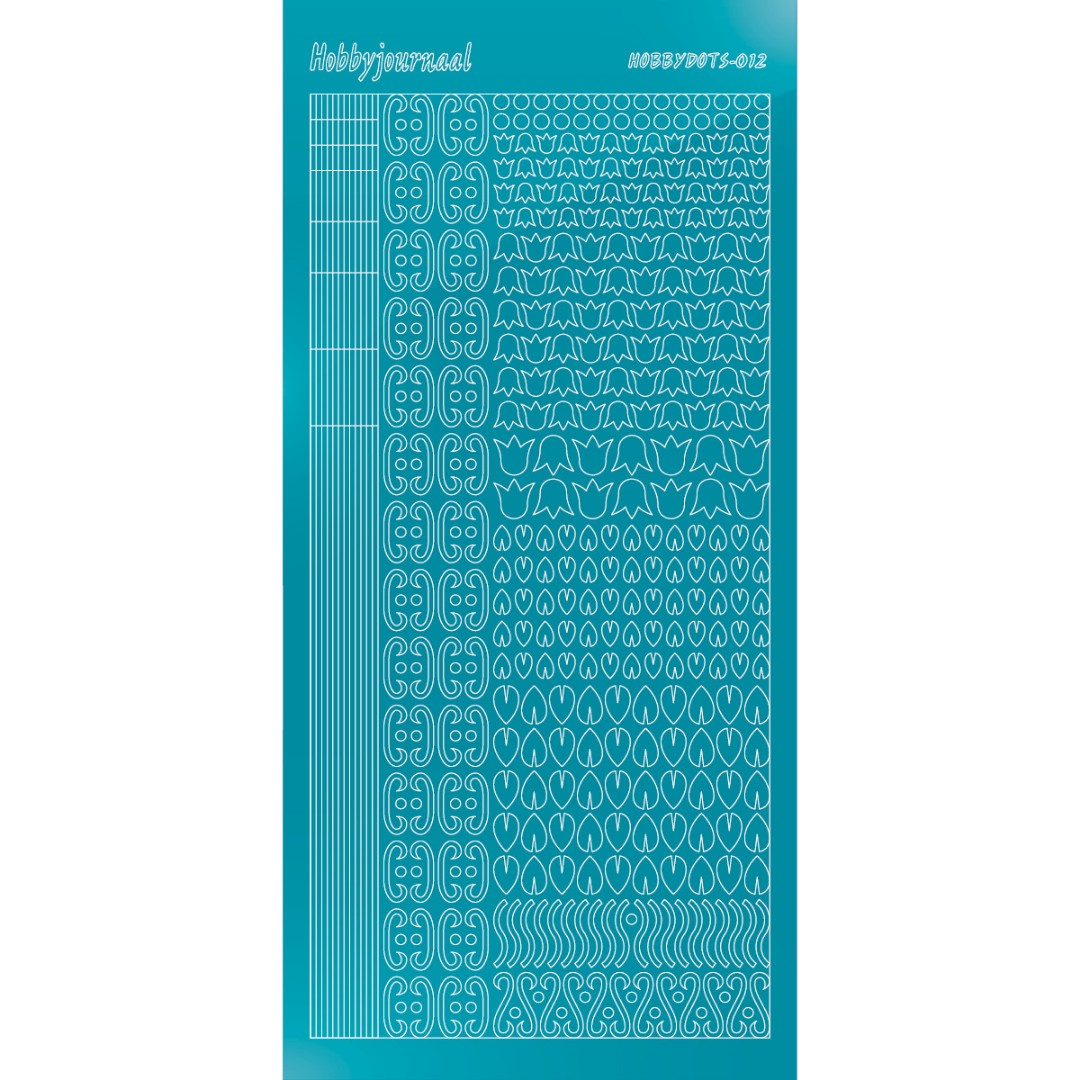 Hobbydots sticker 12 - Mirror Azure Blue Hobbydots sticker 12 - Mirror Azure Blue
