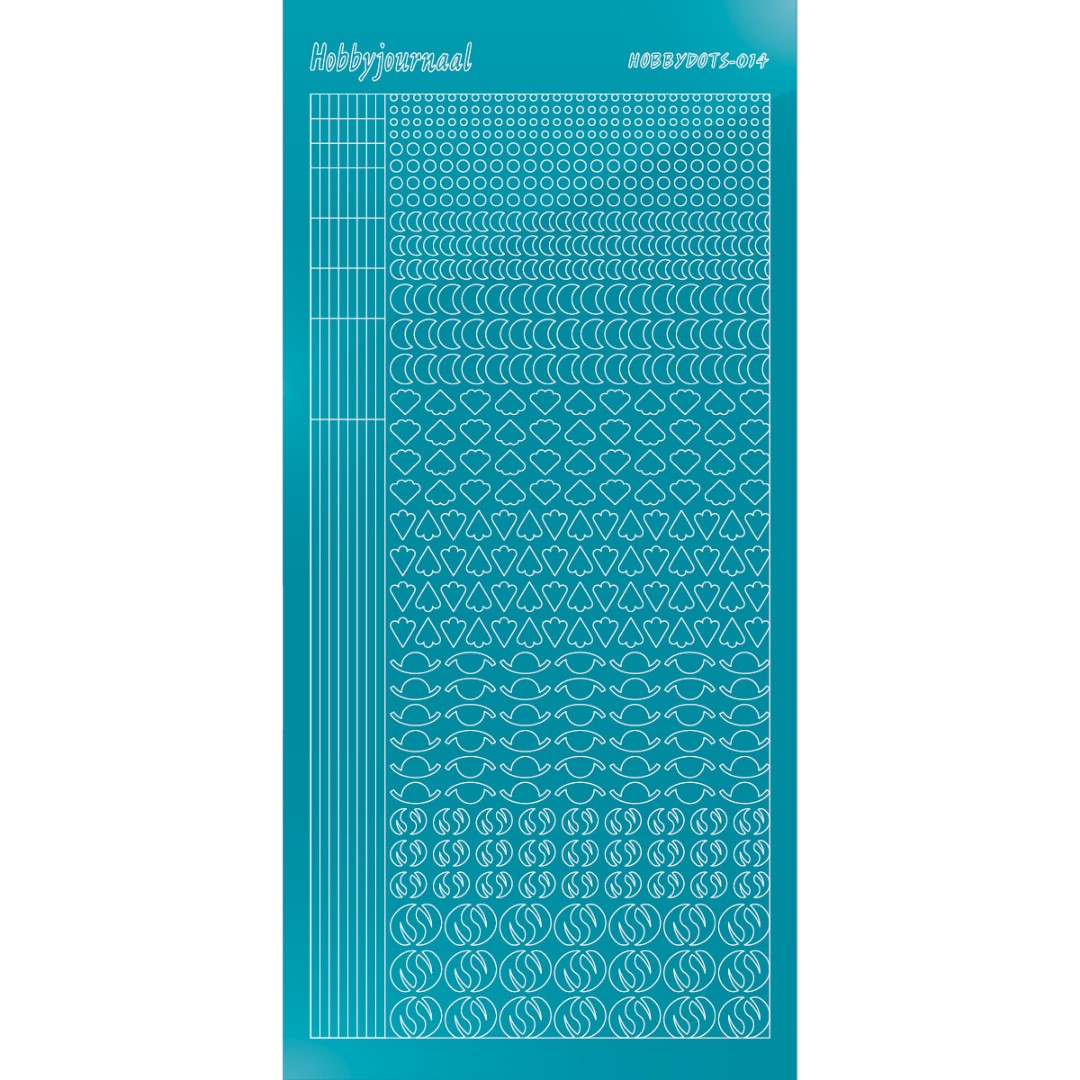 Hobbydots sticker 14 - Mirror Azure Blue Hobbydots sticker 14 - Mirror Azure Blue