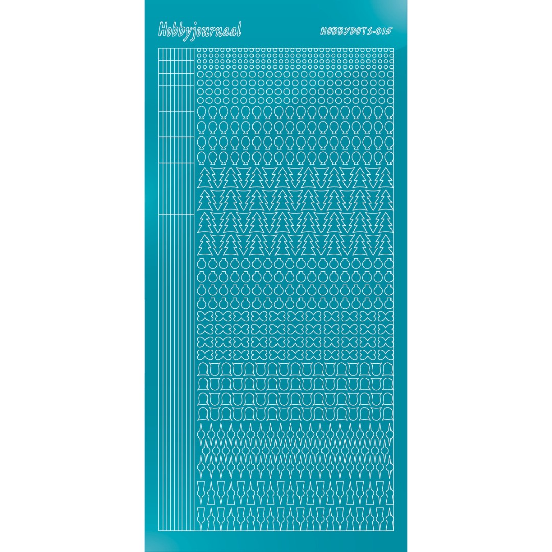 Hobbydots sticker 15 - Mirror Azure Blue Hobbydots sticker 15 - Mirror Azure Blue