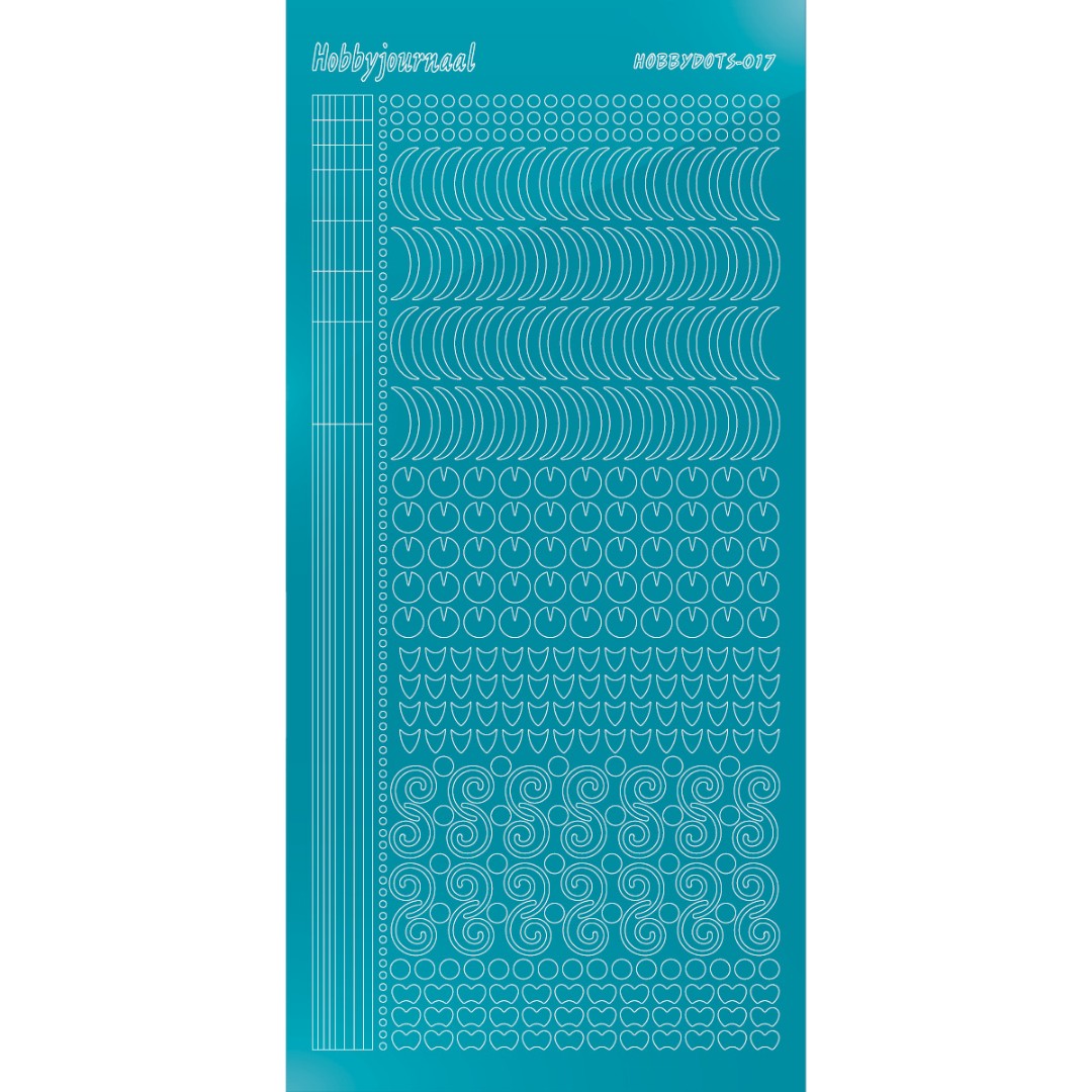 Hobbydots sticker 17 - Mirror Azure Blue Hobbydots sticker 17 - Mirror Azure Blue