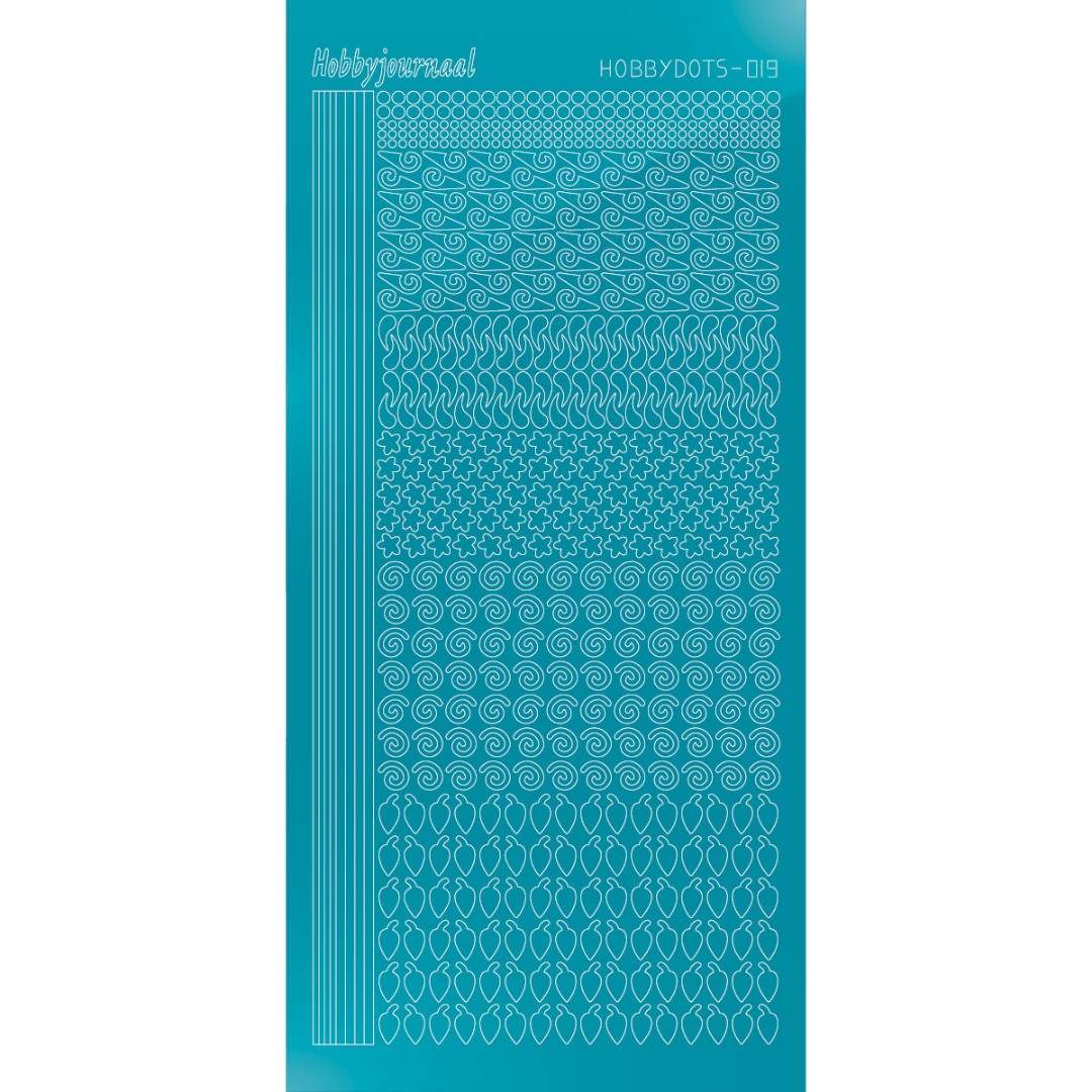 Hobbydots sticker 19 - Mirror Azure Blue Hobbydots sticker 19 - Mirror Azure Blue