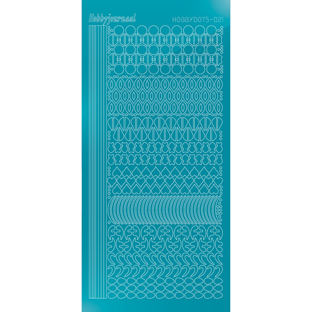 Hobbydots sticker 21 - Mirror Azure Blue Hobbydots sticker 21 - Mirror Azure Blue