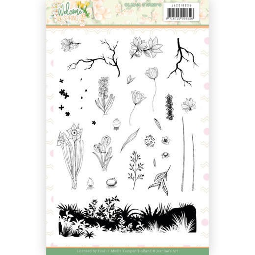 Clear Stamps - Jeanine's Art Welcome Spring Clear Stamps - Jeanine's Art Welcome Spring