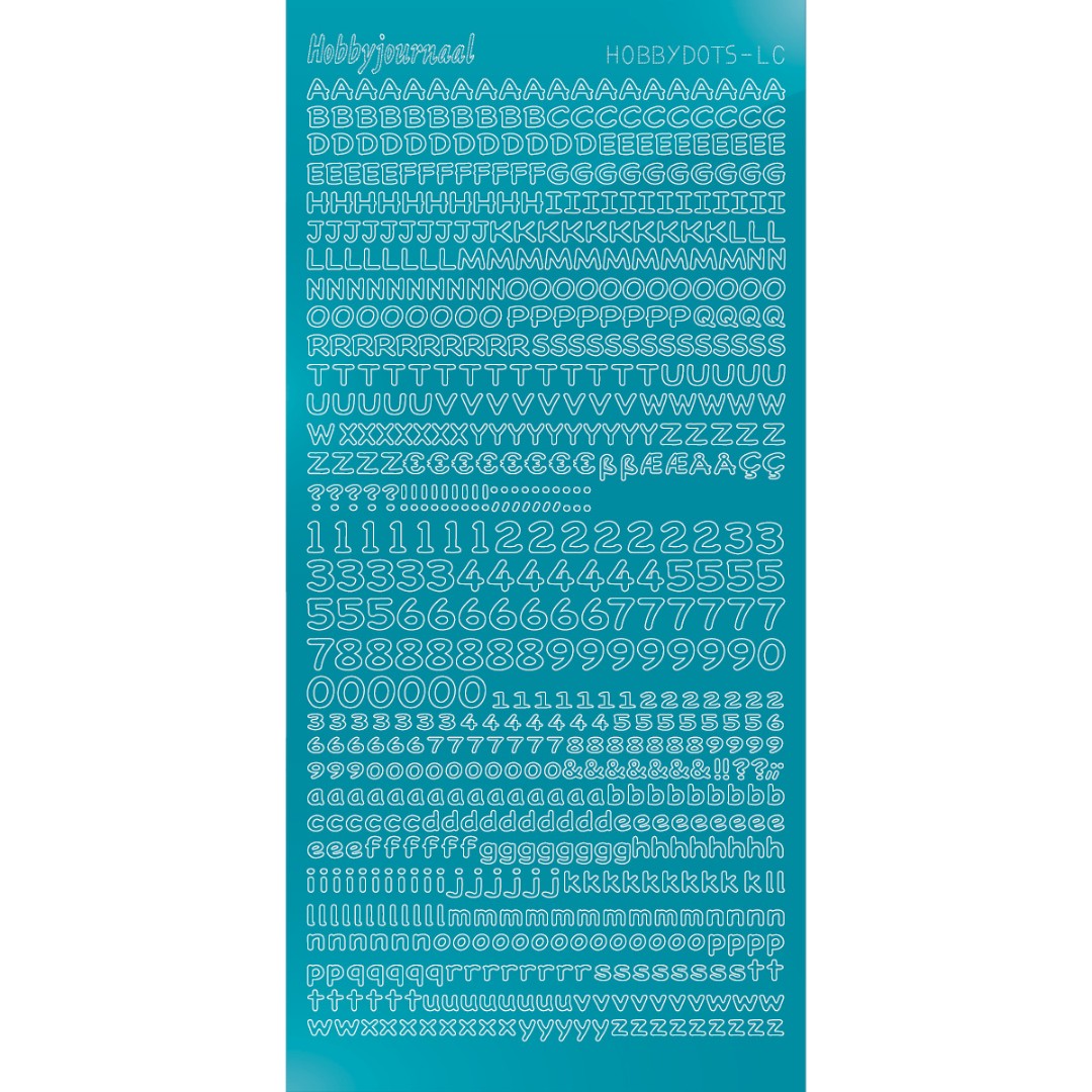 Hobbydots sticker LC - Mirror Azure Blue Hobbydots sticker LC - Mirror Azure Blue
