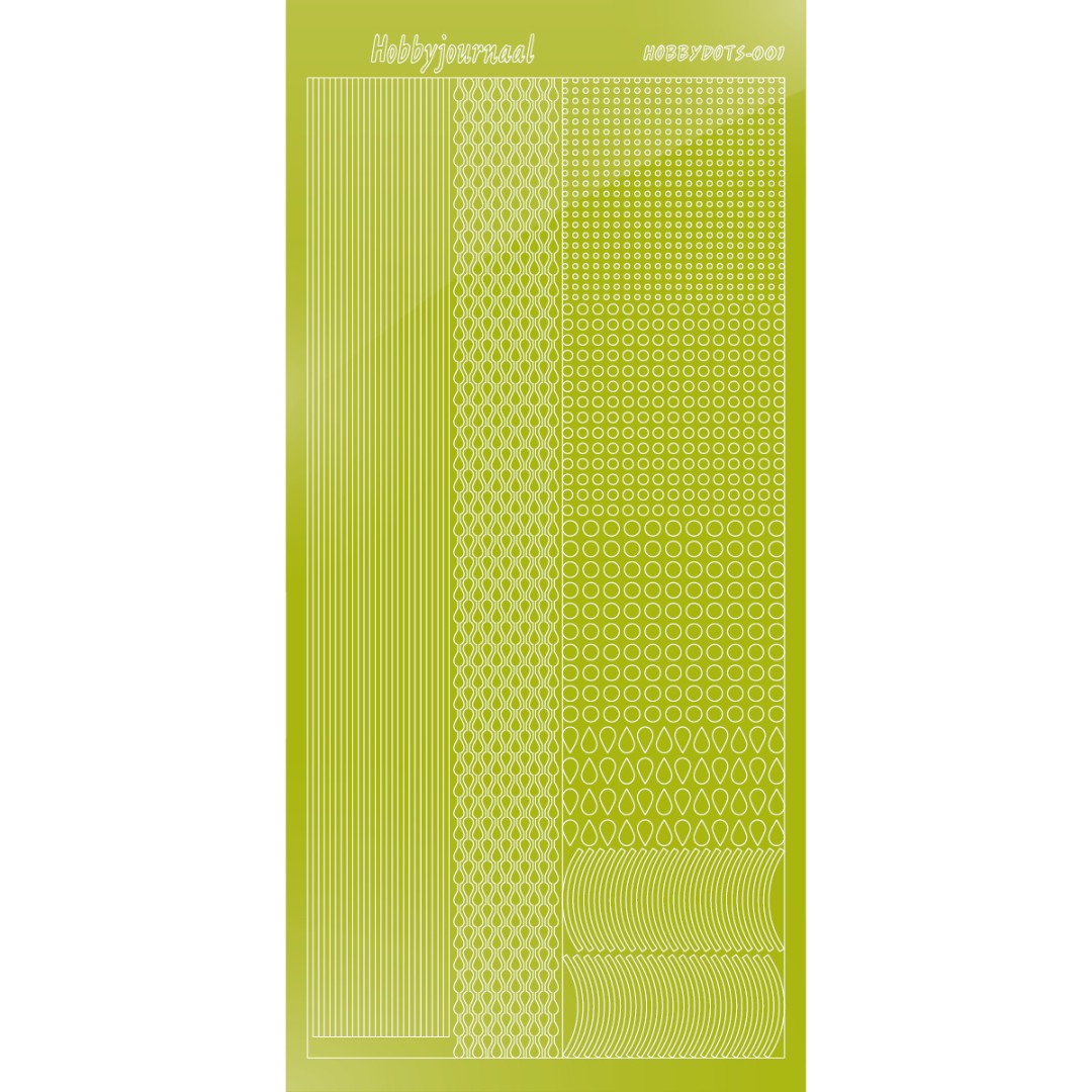 Hobbydots sticker 01 - Mirror Leaf Green Hobbydots sticker 01 - Mirror Leaf Green