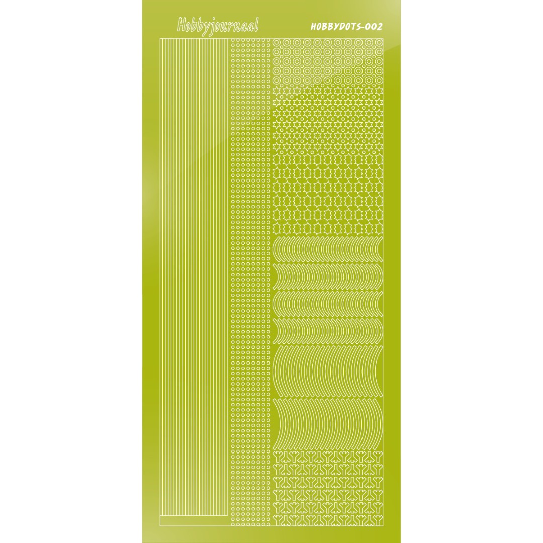 Hobbydots sticker 02 - Mirror Leaf Green Hobbydots sticker 02 - Mirror Leaf Green
