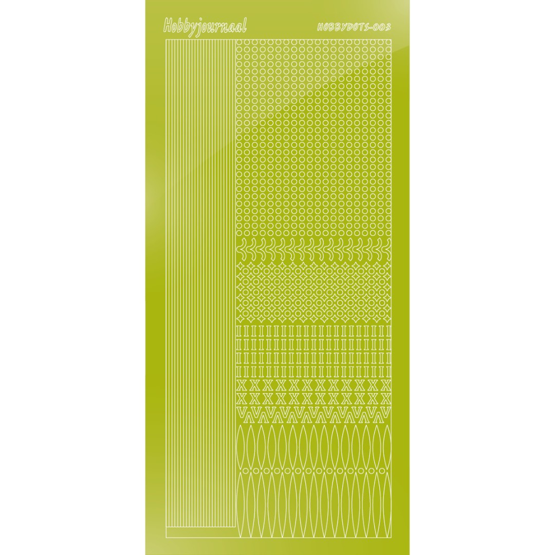Hobbydots sticker 03 - Mirror Leaf Green Hobbydots sticker 03 - Mirror Leaf Green