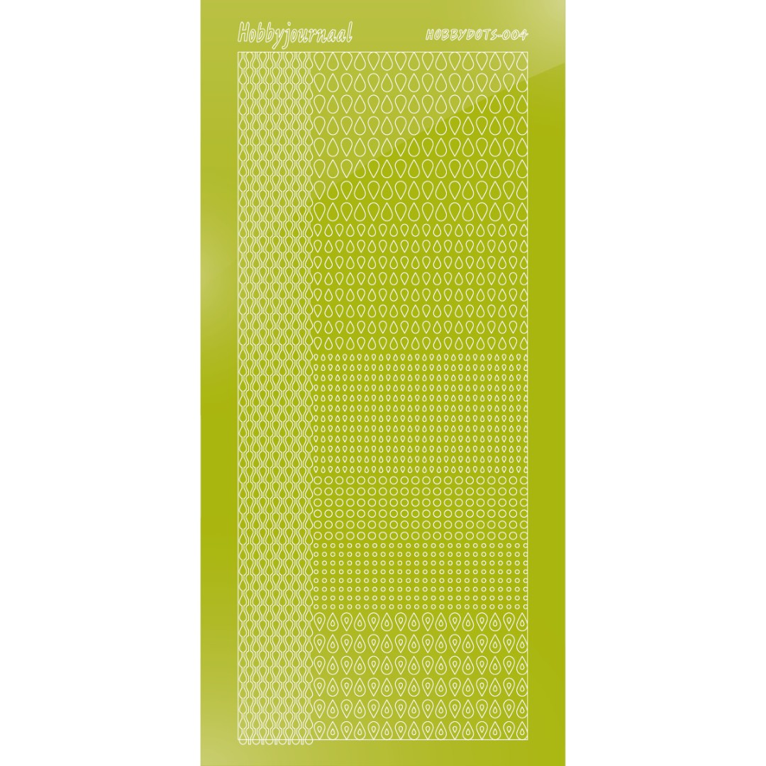 Hobbydots sticker 04 - Mirror Leaf Green Hobbydots sticker 04 - Mirror Leaf Green
