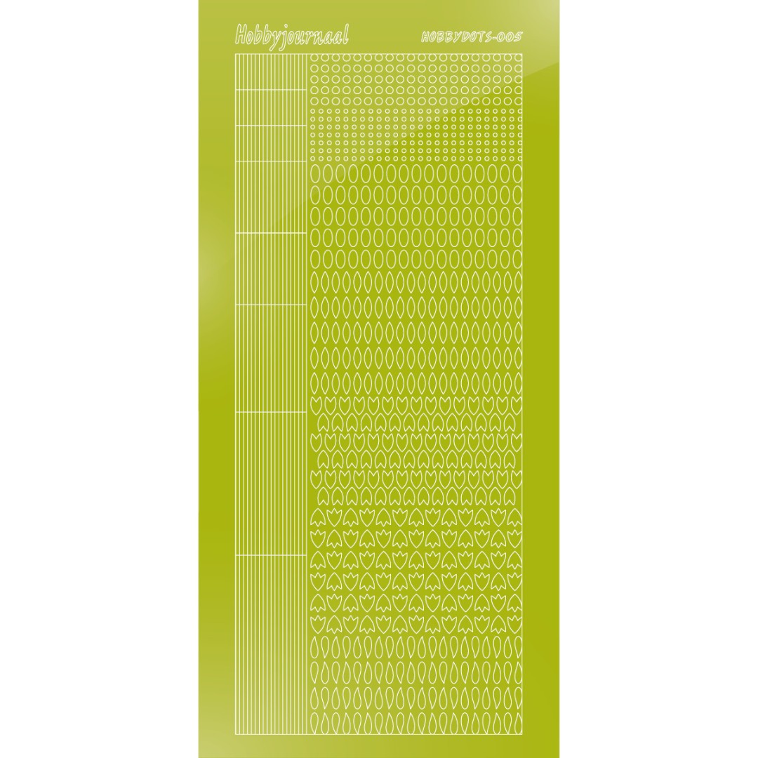 Hobbydots sticker 05 - Mirror Leaf Green Hobbydots sticker 05 - Mirror Leaf Green