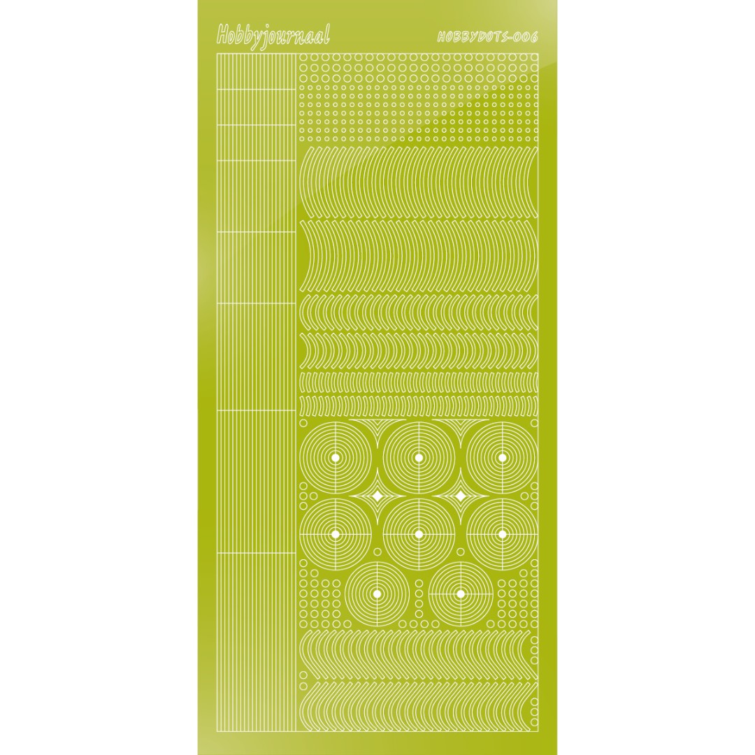 Hobbydots sticker 06 - Mirror Leaf Green Hobbydots sticker 06 - Mirror Leaf Green