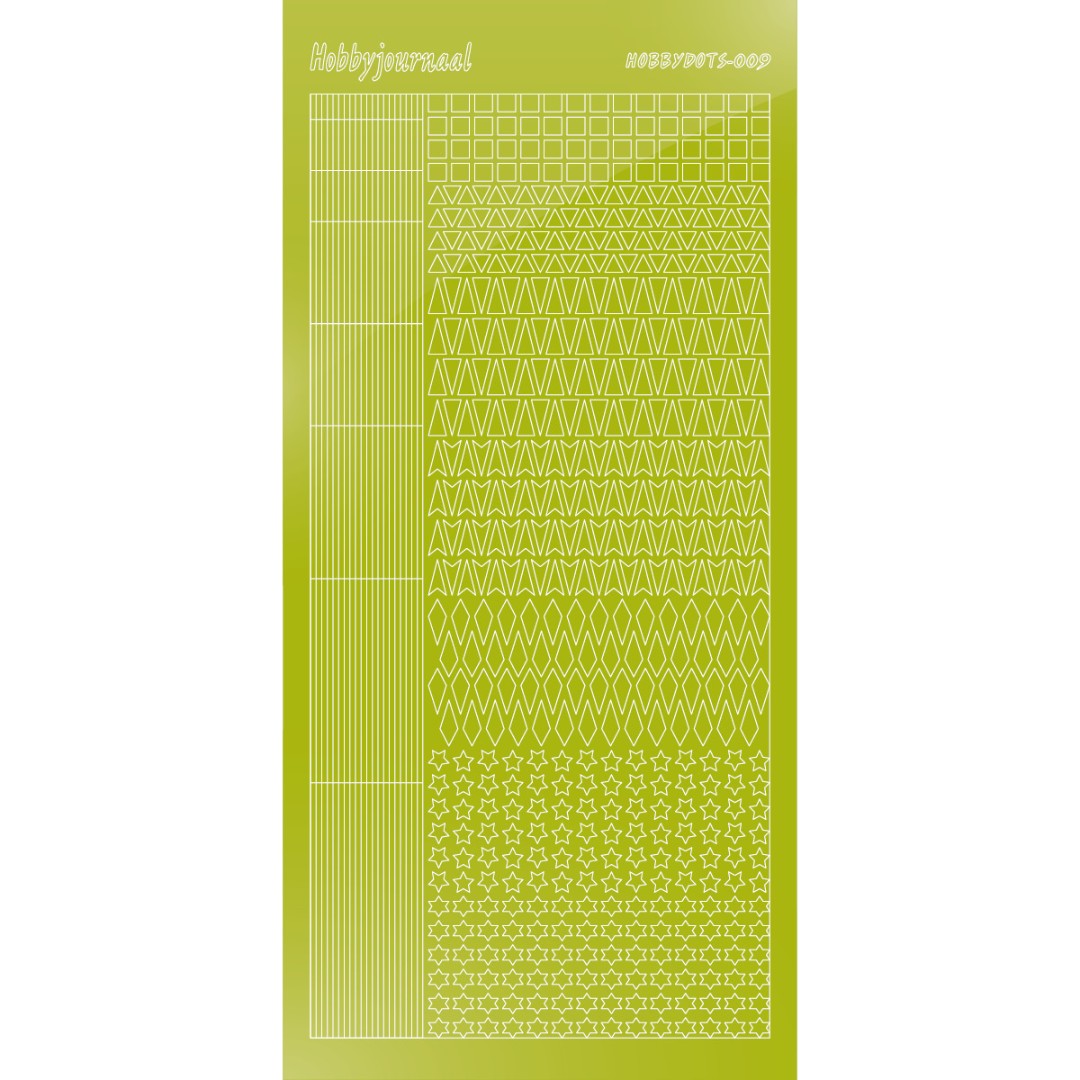Hobbydots sticker 09 - Mirror Leaf Green Hobbydots sticker 09 - Mirror Leaf Green