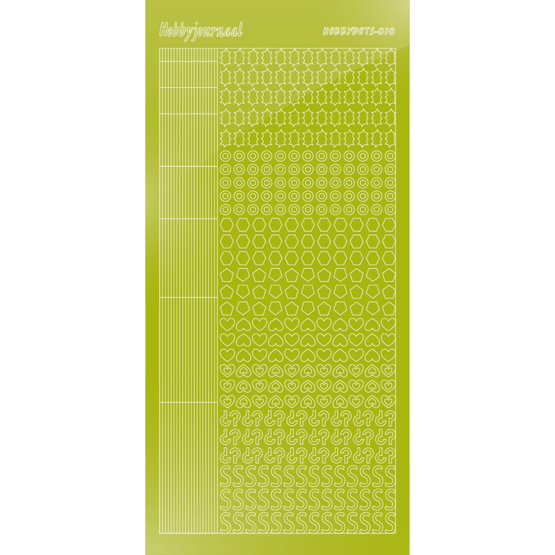 Hobbydots sticker 10 - Mirror Leaf Green Hobbydots sticker 10 - Mirror Leaf Green
