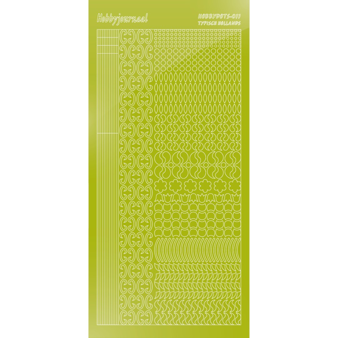 Hobbydots sticker 11 - Mirror Leaf Green Hobbydots sticker 11 - Mirror Leaf Green