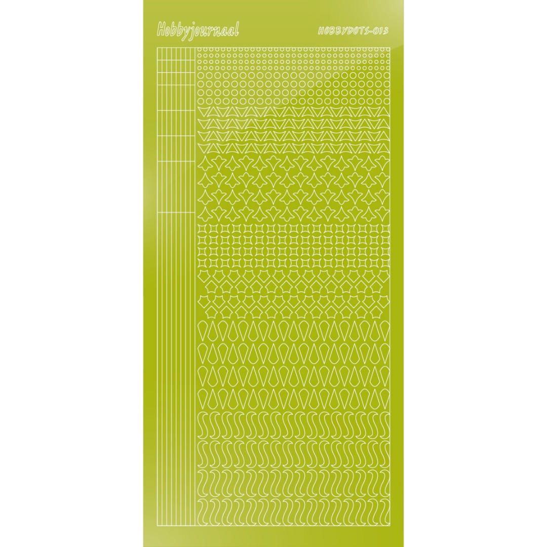Hobbydots sticker 13 - Mirror Leaf Green Hobbydots sticker 13 - Mirror Leaf Green