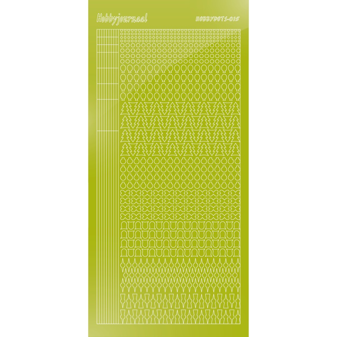 Hobbydots sticker 15 - Mirror Leaf Green Hobbydots sticker 15 - Mirror Leaf Green