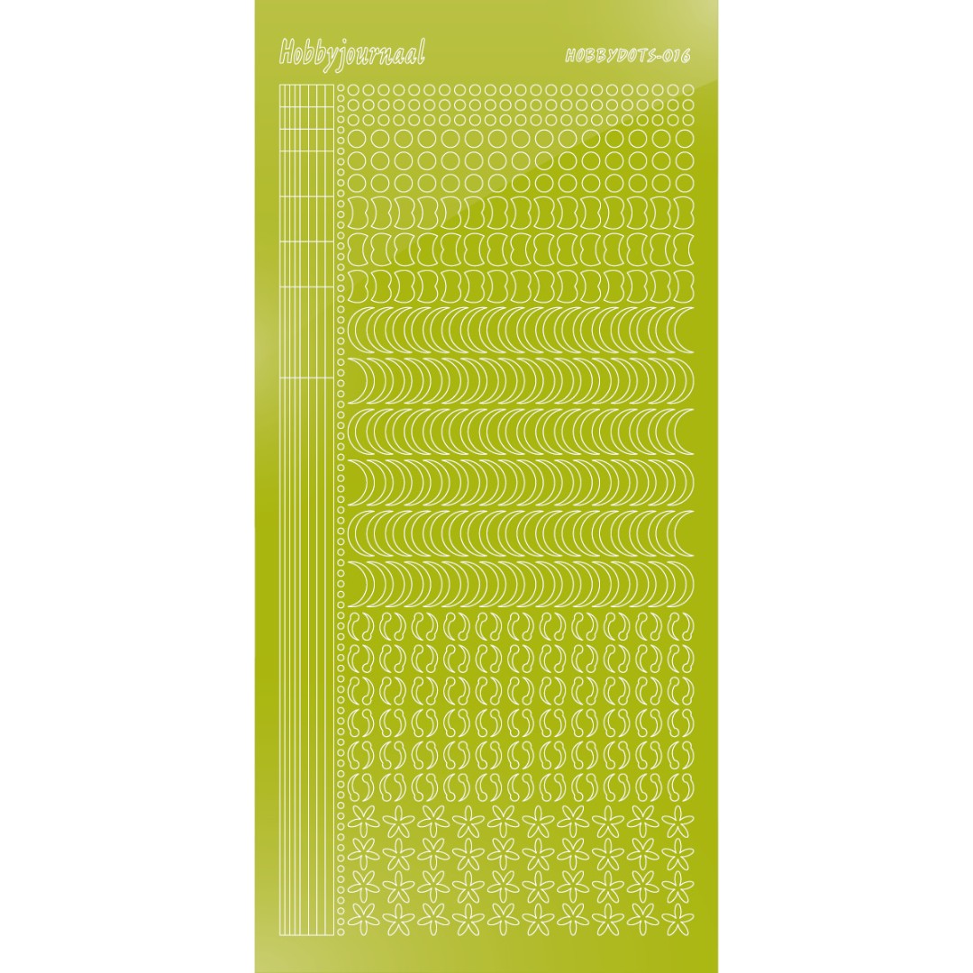 Hobbydots sticker 16 - Mirror Leaf Green Hobbydots sticker 16 - Mirror Leaf Green