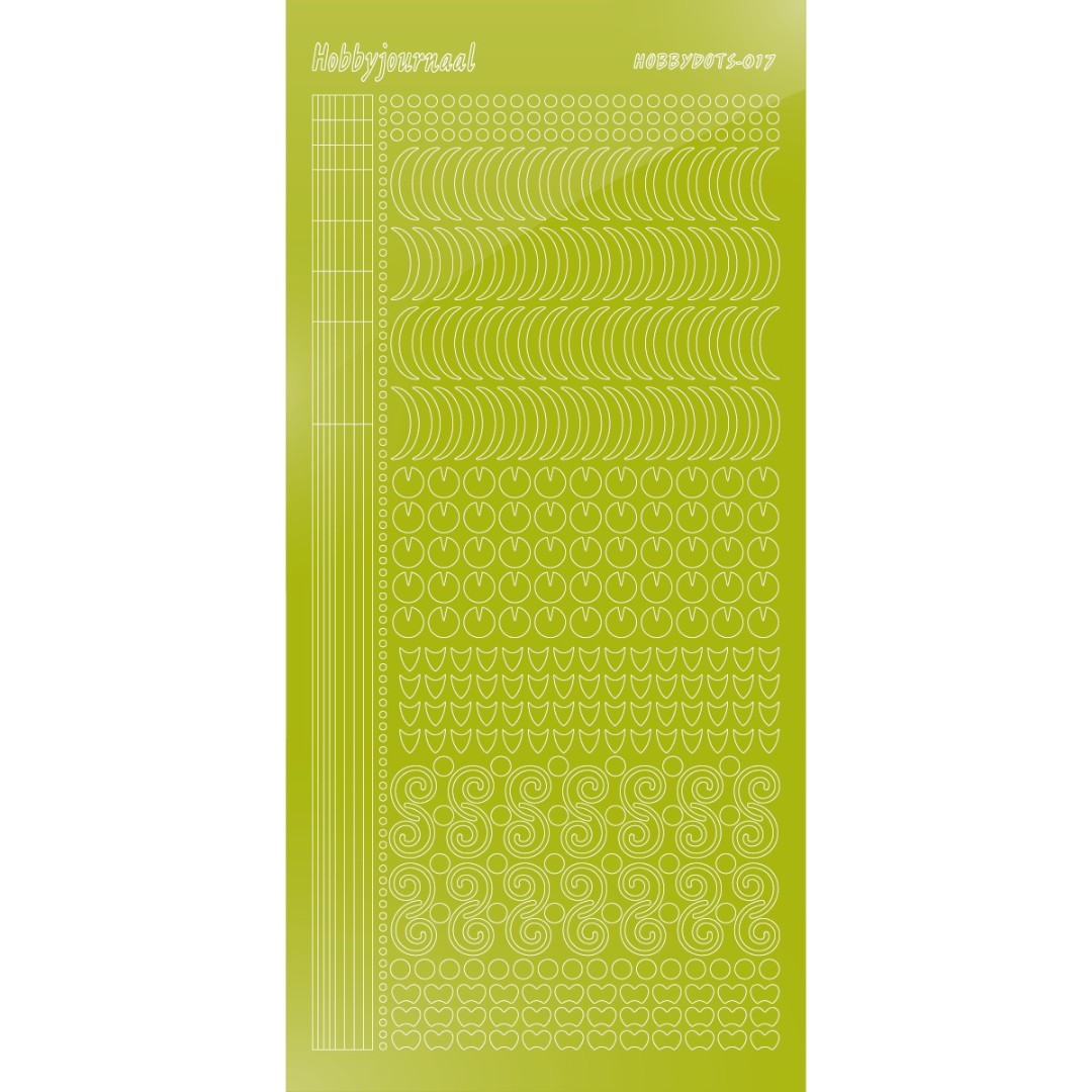 Hobbydots sticker 17 - Mirror Leaf Green Hobbydots sticker 17 - Mirror Leaf Green