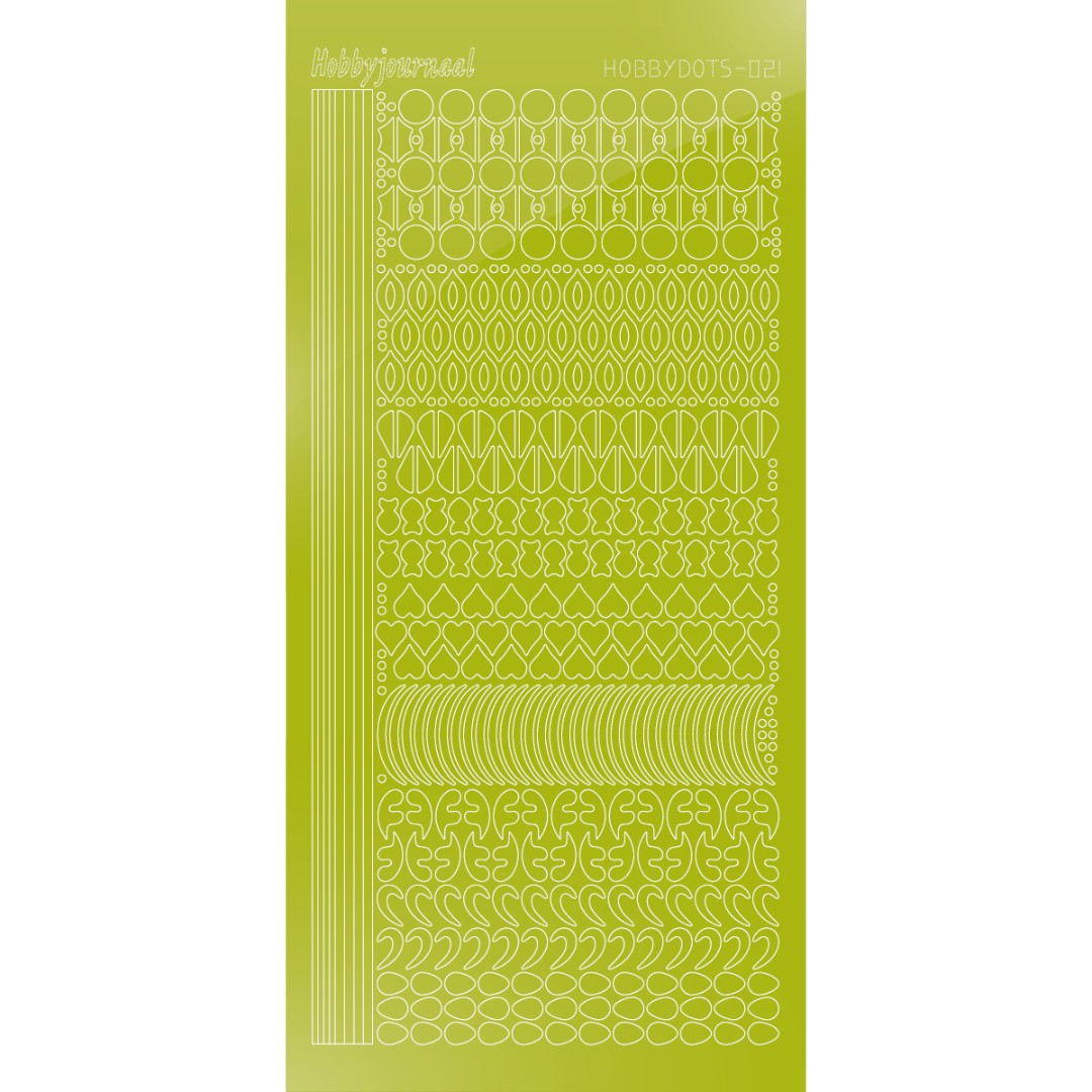 Hobbydots sticker 21 - Mirror Leaf Green Hobbydots sticker 21 - Mirror Leaf Green