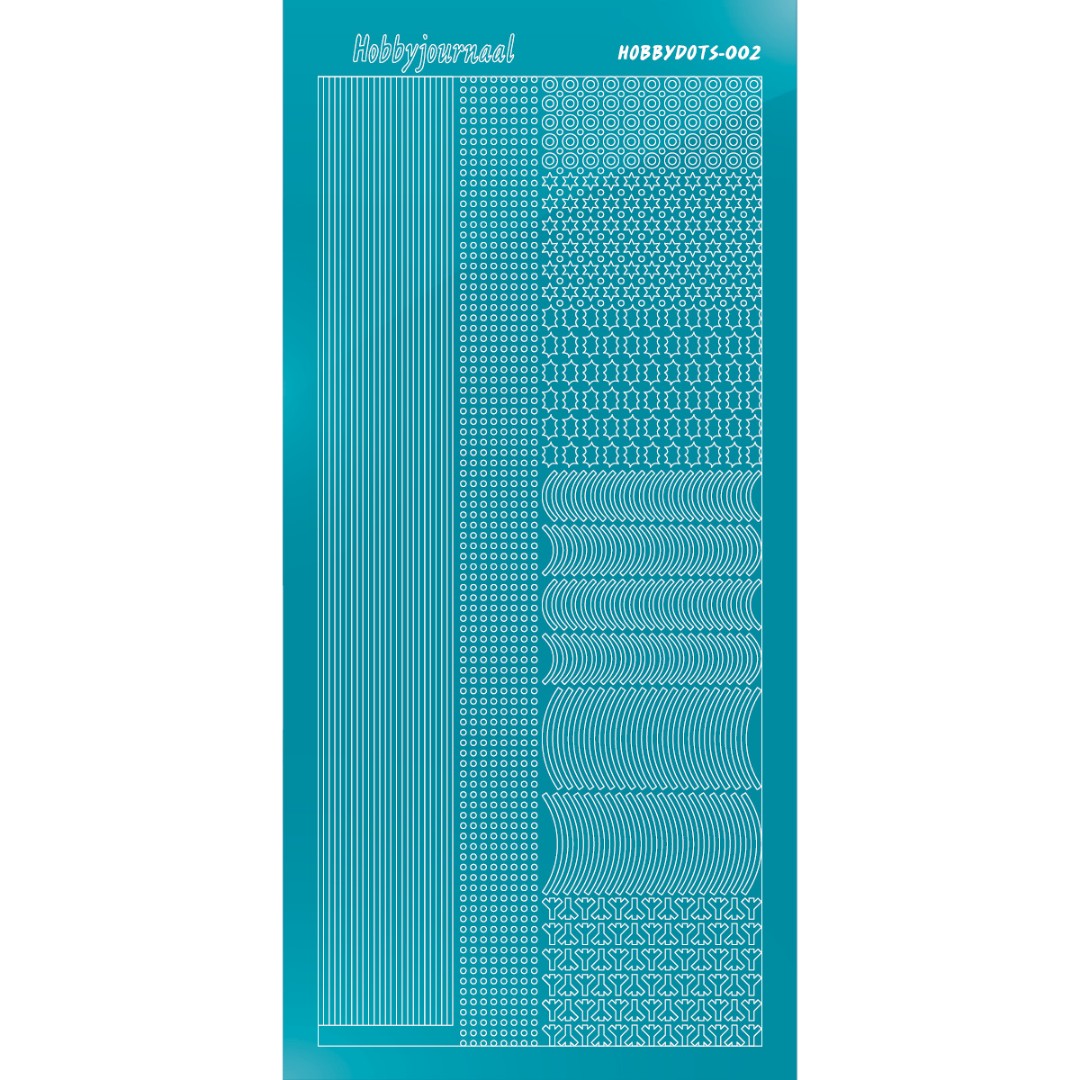 Hobbydots sticker 02 - Mirror Azure Blue Hobbydots sticker 02 - Mirror Azure Blue