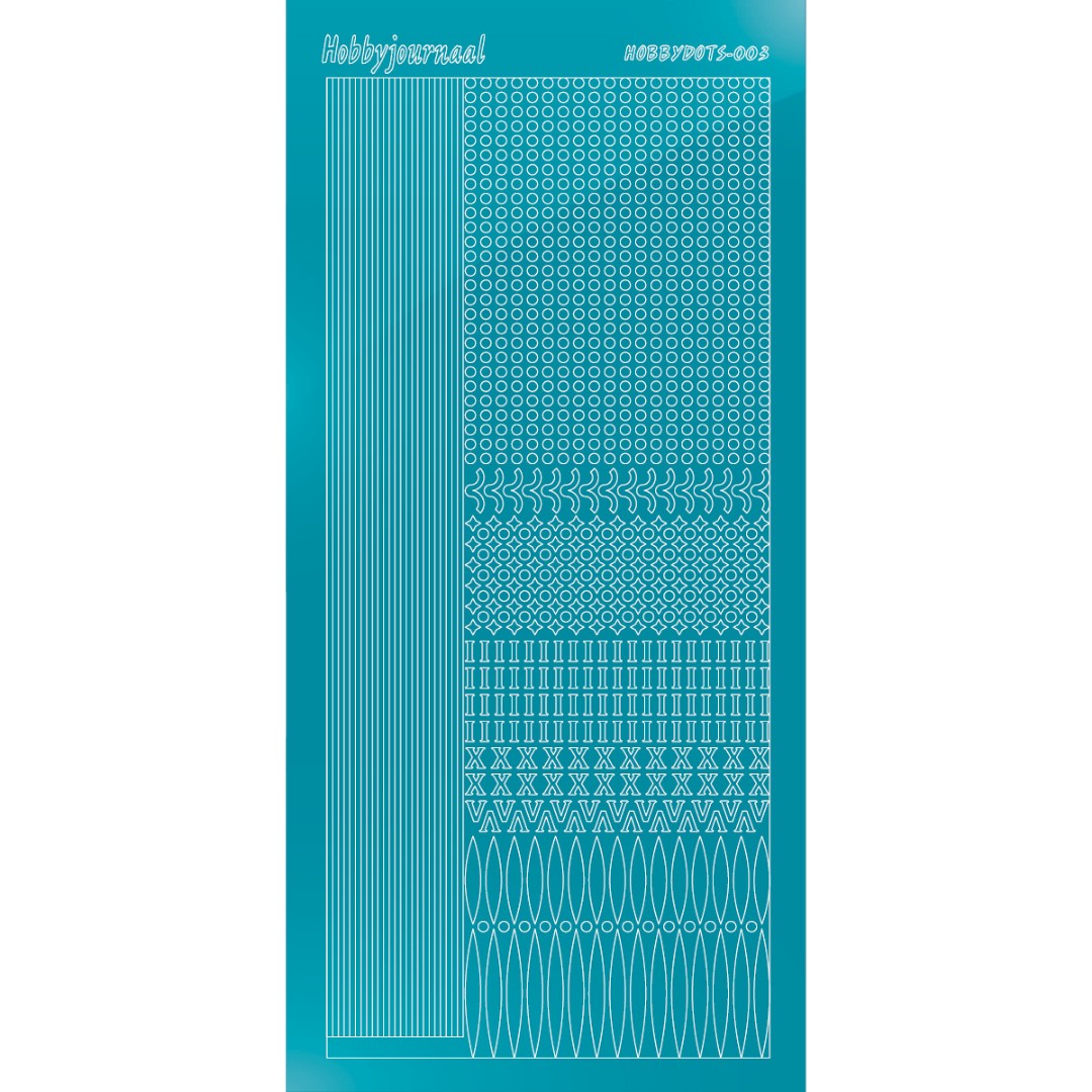 Hobbydots sticker 03 - Mirror Azure Blue Hobbydots sticker 03 - Mirror Azure Blue