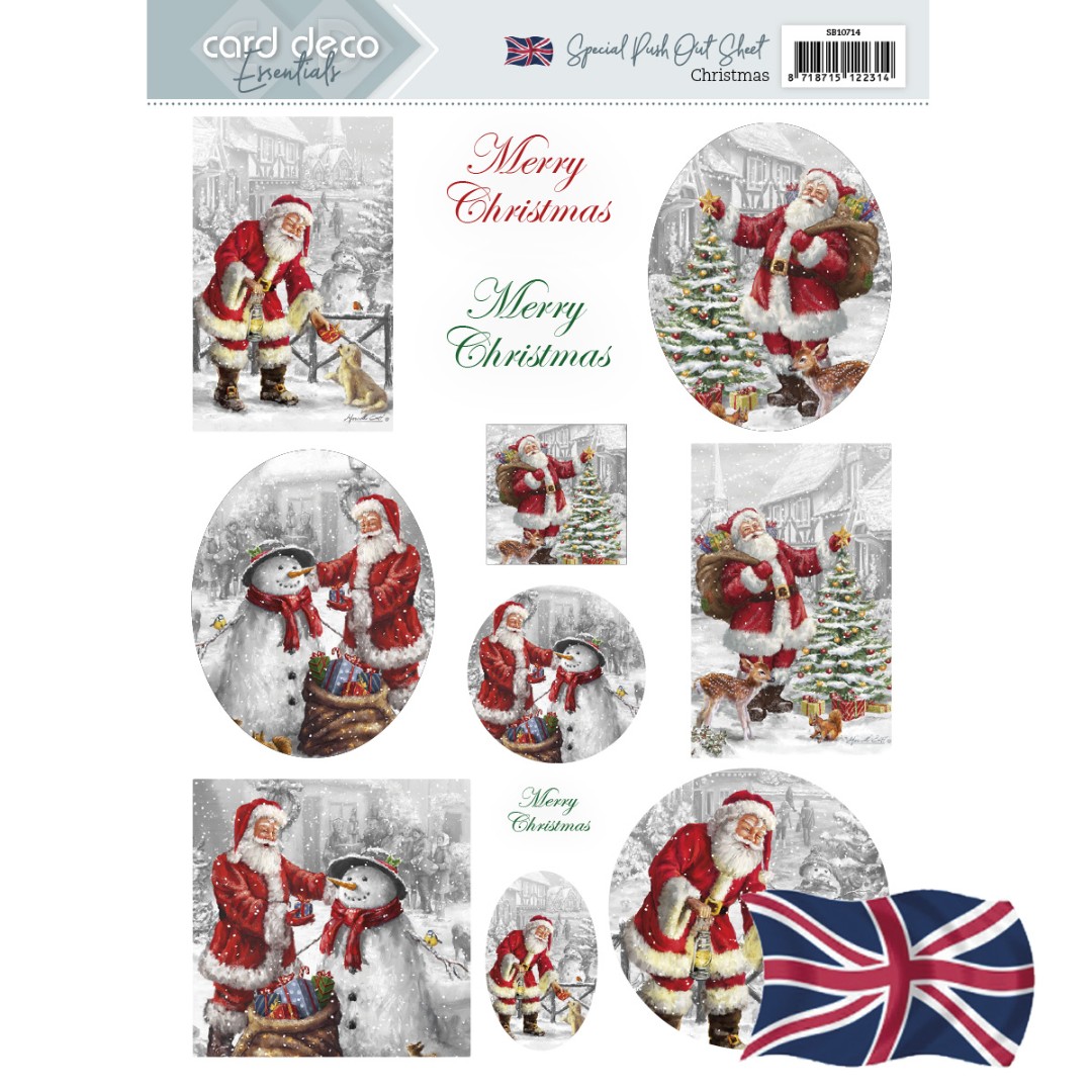 Push Out Scenery - Card Deco Essentials - Christmas - English