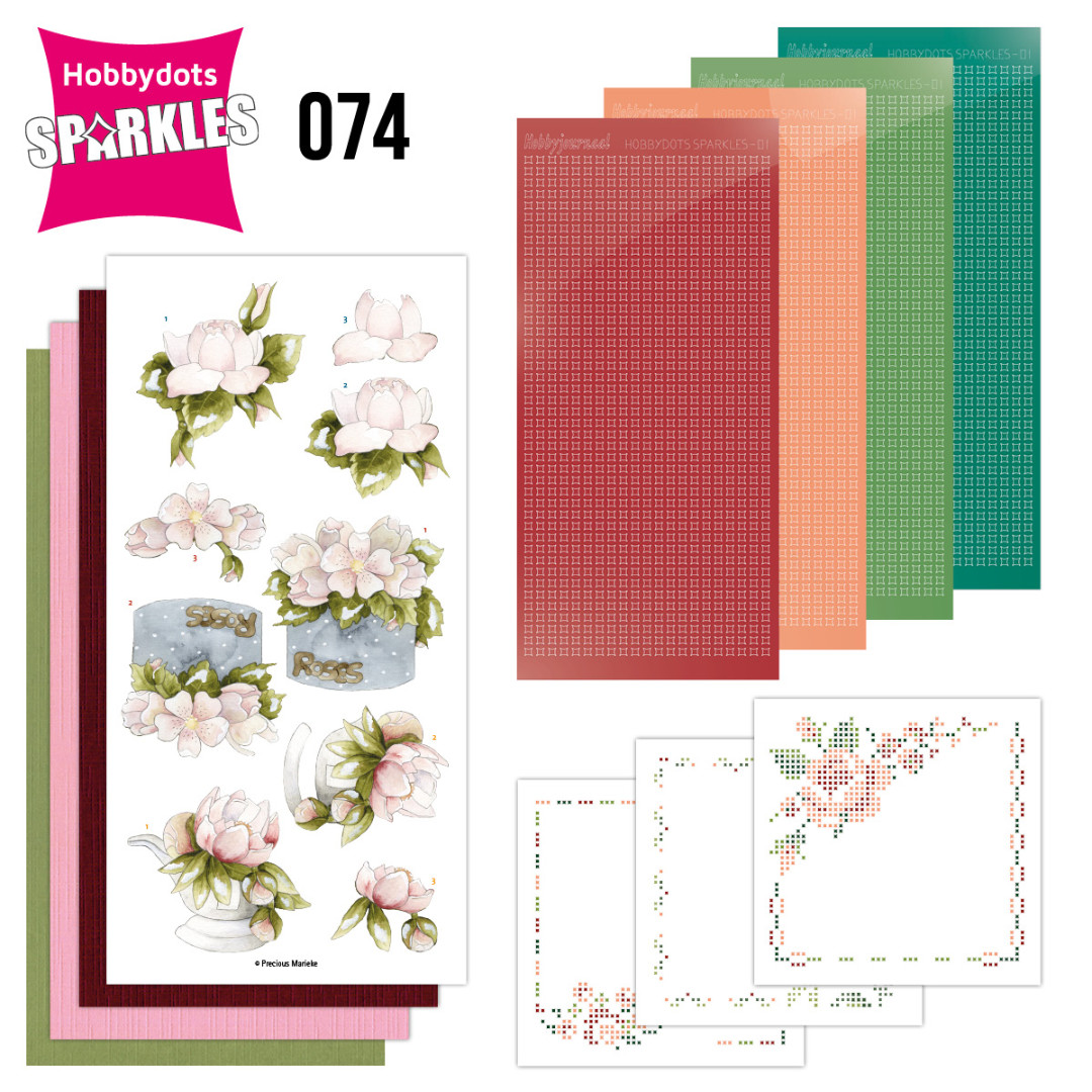 Sparkles Set 74 - Precious Marieke - Roses Sparkles Set 74 - Precious Marieke - Roses
