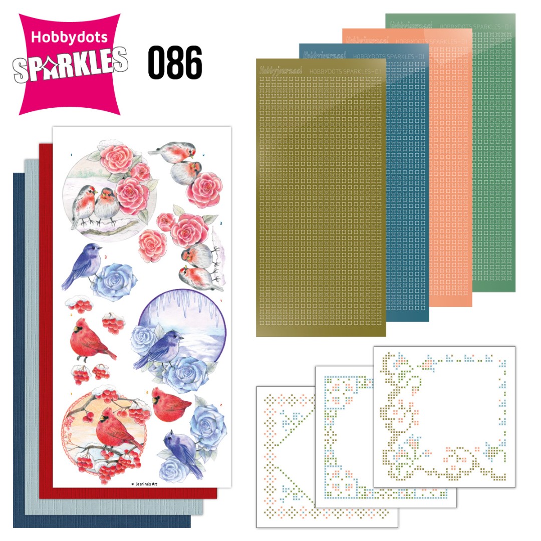 Sparkles Set 86 - Jeanine's Art - Christmas Birds Sparkles Set 86 - Jeanine's Art - Christmas Birds