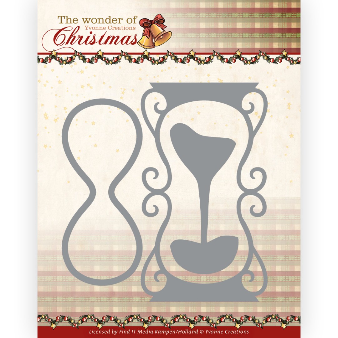 Dies - Yvonne Creations - The Wonder of Christmas - Sand Glass Dies - Yvonne Creations - The Wonder of Christmas - Sand Glass