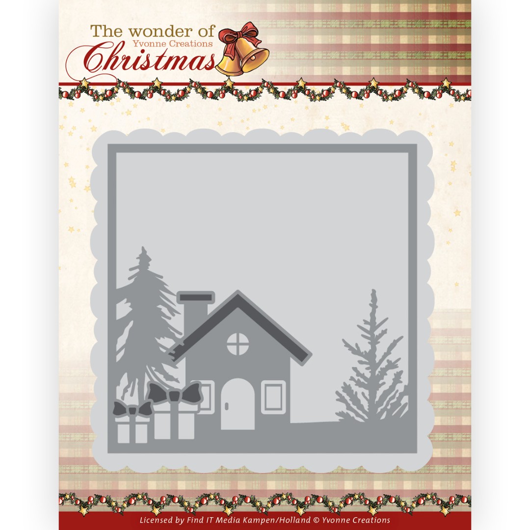 Dies - Yvonne Creations - The Wonder of Christmas - Christmas Frame Dies - Yvonne Creations - The Wonder of Christmas - Christmas Frame