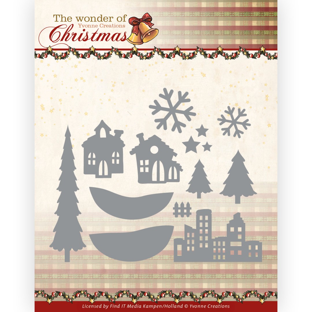 Dies - Yvonne Creations - The Wonder of Christmas - Landscape Elements Dies - Yvonne Creations - The Wonder of Christmas - Landscape Elements