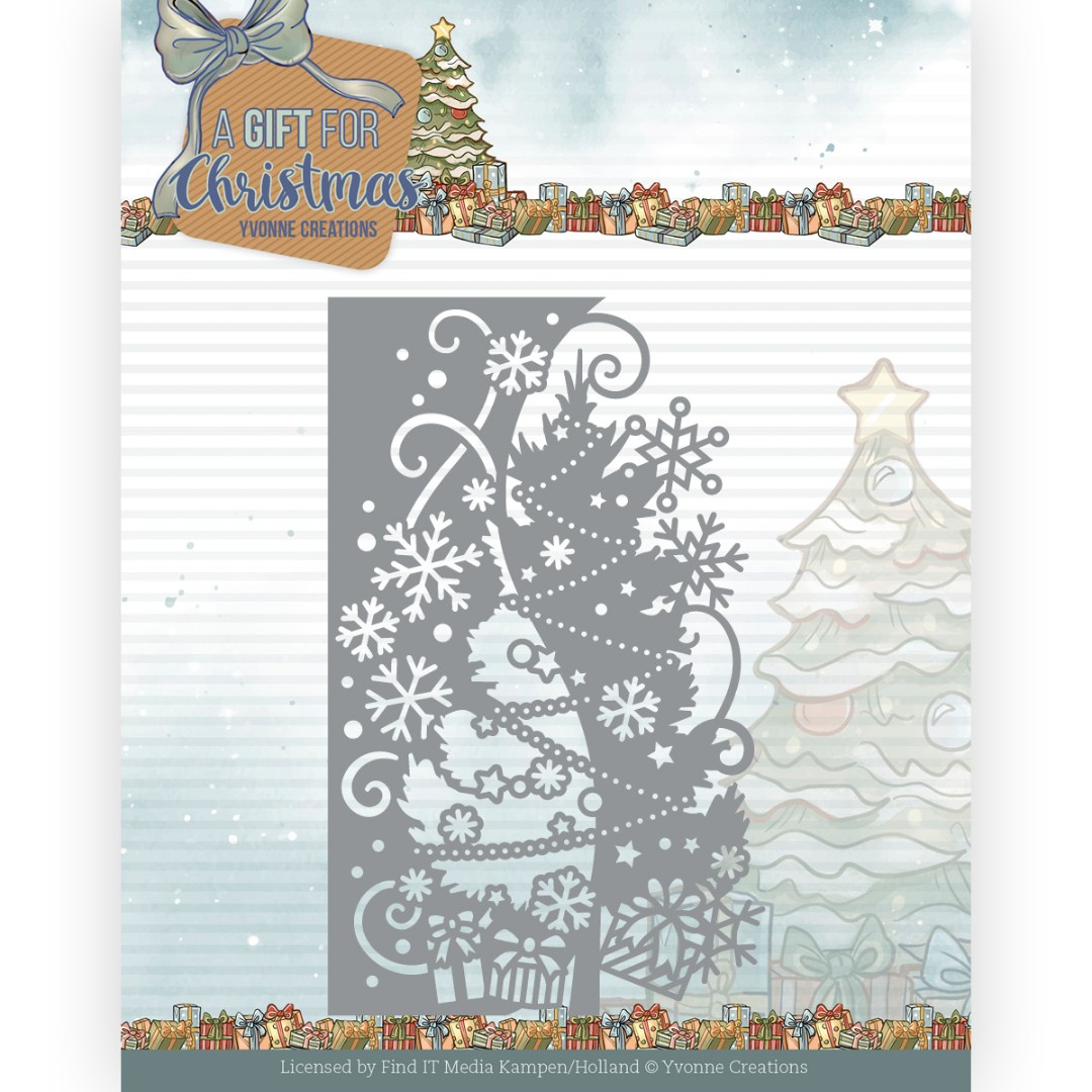 Dies -Yvonne Creations - A Gift for Christmas - Christmas Gift Edge Dies -Yvonne Creations - A Gift for Christmas - Christmas Gift Edge