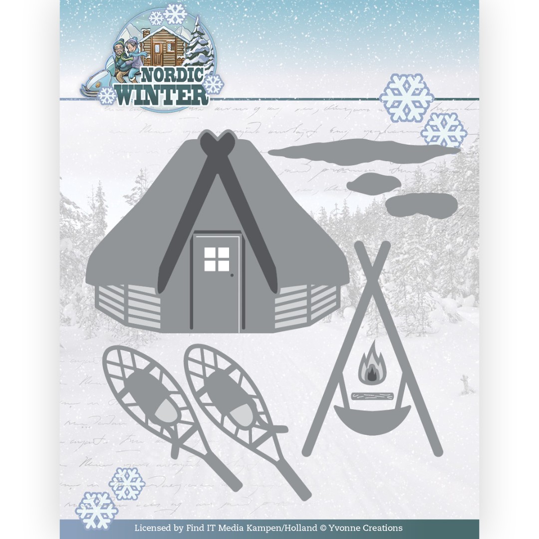 Dies - Yvonne Creations - Funky Nanna – Nordic Winter - Nordic Shelter Dies - Yvonne Creations - Funky Nanna – Nordic Winter - Nordic Shelter