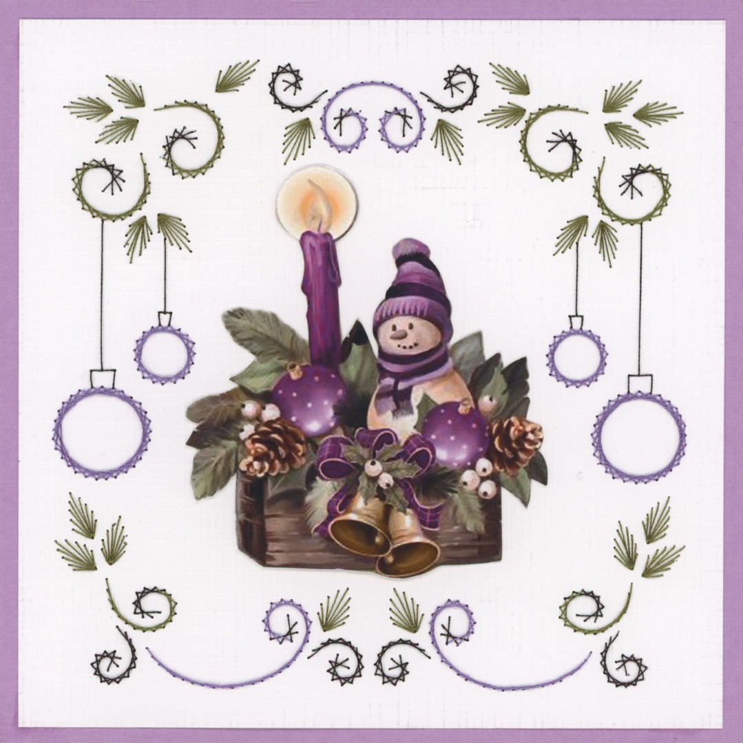Stitch and Do 201 - Amy Design - Purple Christmas