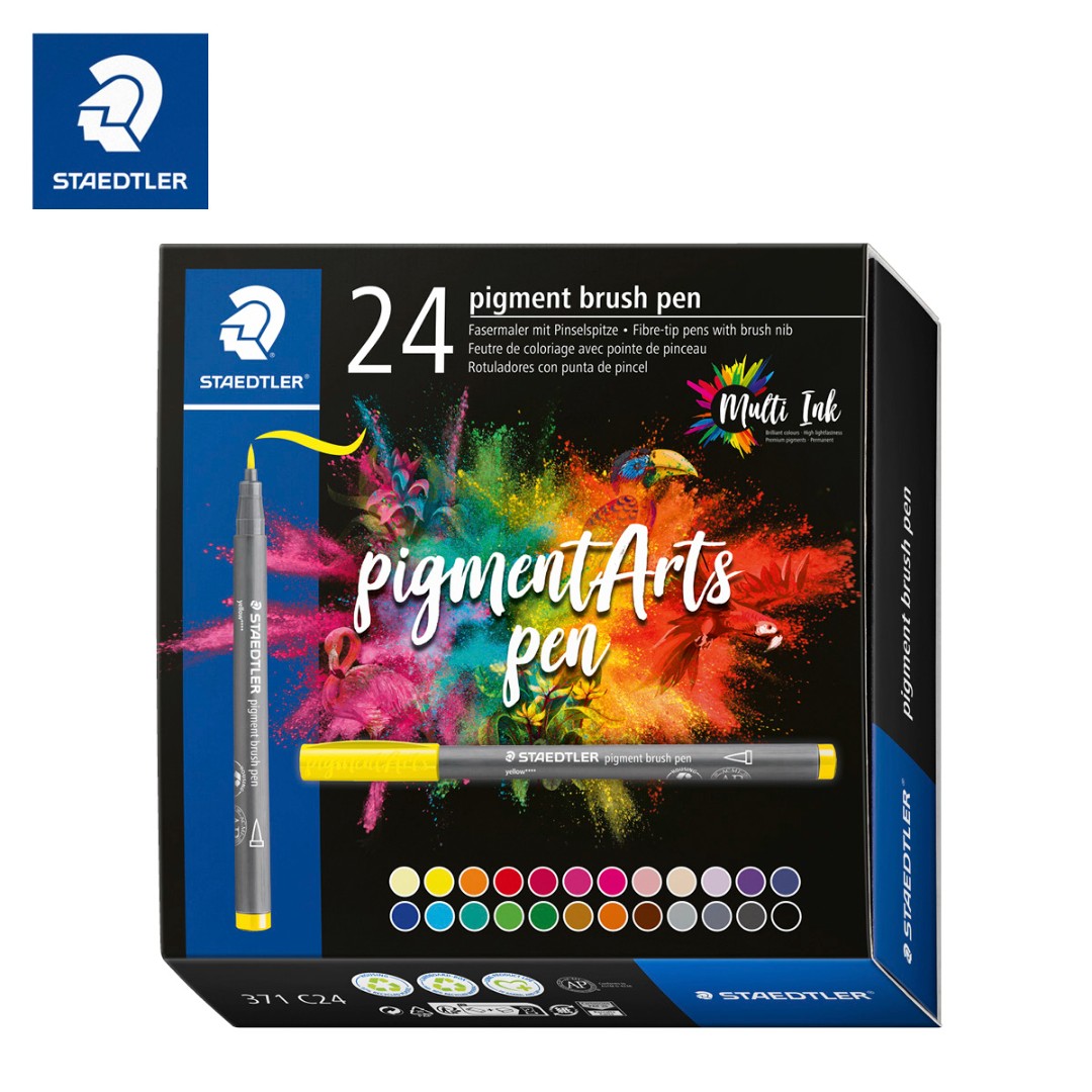 pigment Art brush - kartonnen etui 24 st pigment Art brush - kartonnen etui 24 st