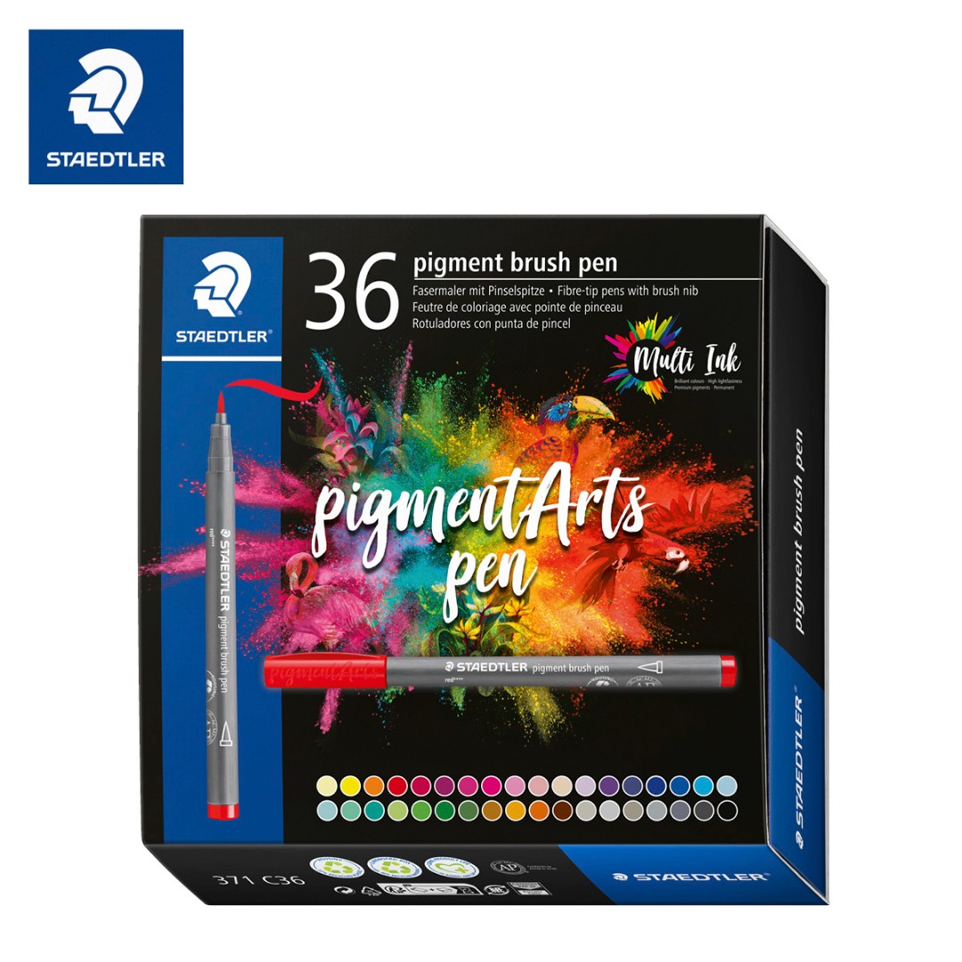 Pigment Art brush - kartonnen etui 36 st Pigment Art brush - kartonnen etui 36 st