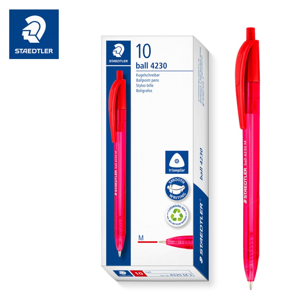ball 4230 M intrekbare balpen rood ball 4230 M intrekbare balpen rood