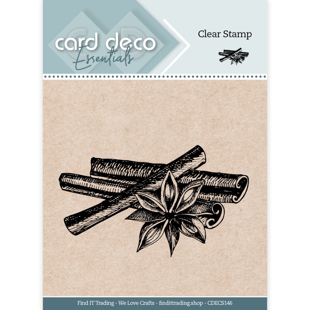 Card Deco Essentials Clear Stamps - Cinnamon Card Deco Essentials Clear Stamps - Cinnamon