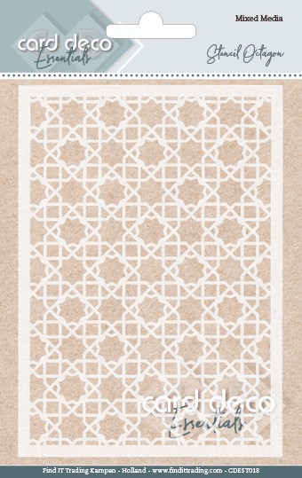 Card Deco Essentials - Mixed Media Stencil - Octagon Card Deco Essentials - Mixed Media Stencil - Octagon