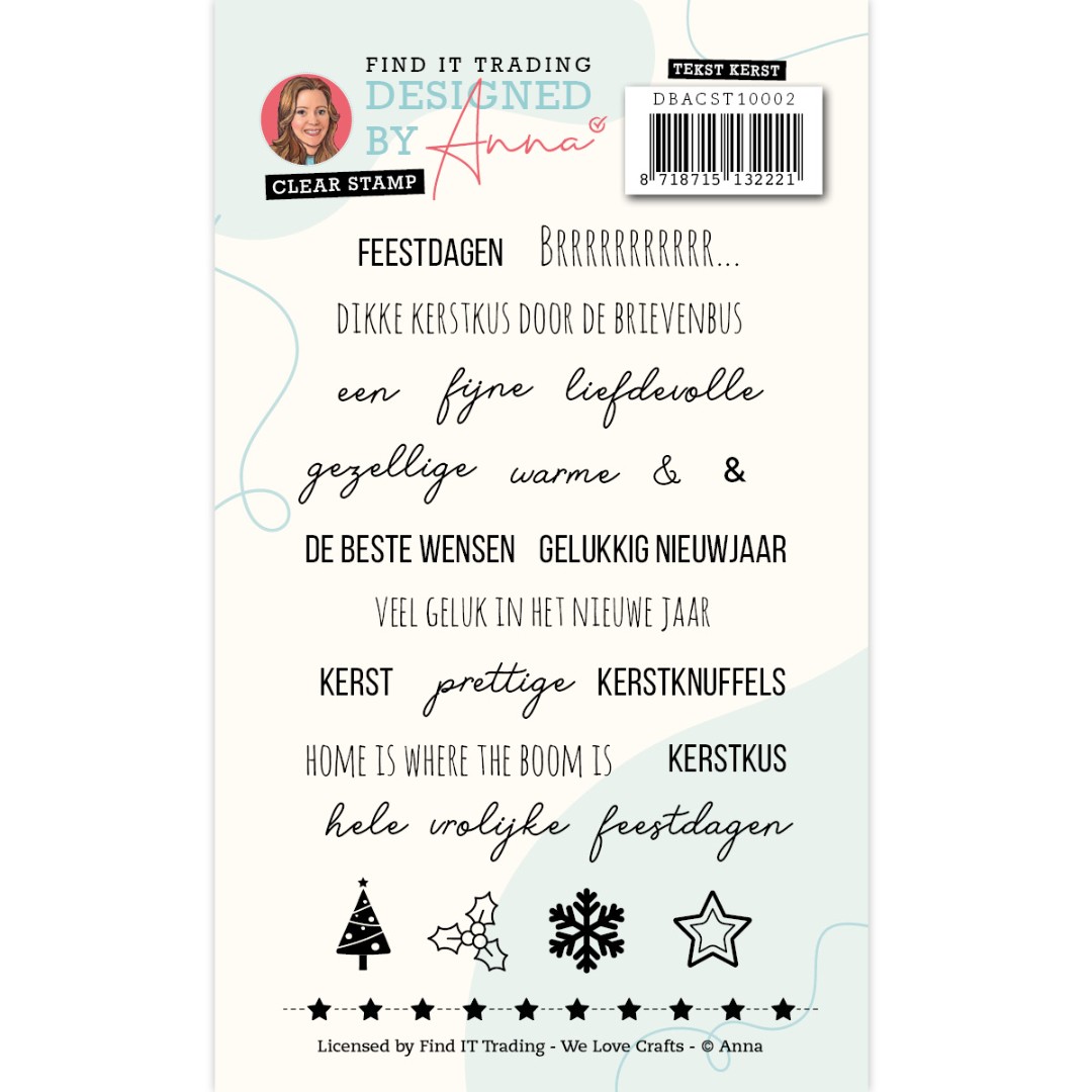 Designed by Anna - Mix and Match sentiments Stamps - Christmas Designed by Anna - Mix and Match sentiments Stamps - Christmas