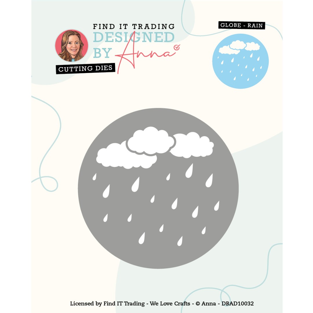 Designed by Anna - Mix and Match Cutting Dies - Globe Rain Designed by Anna - Mix and Match Cutting Dies - Globe Rain